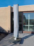 Super parasol, taupe, 4 meter vierkant, zwevend, Tuin en Terras, Parasols, Ophalen, Zweefparasol