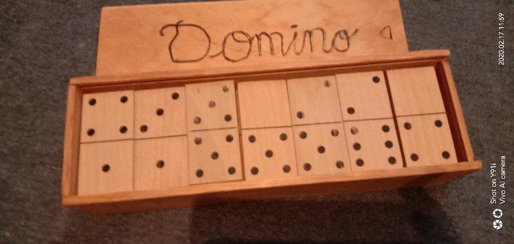 oud Domino spel, Ophalen of Verzenden