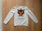 H&M x Kelzuki mooie beige trui met tijgerkop maat 122/128, Kinderen en Baby's, Kinderkleding | Maat 122, Ophalen of Verzenden