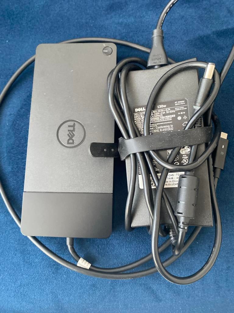Dell Dockingstation model WD19S, Ophalen of Verzenden, Zo goed als nieuw, Docking station, Laptop