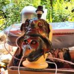 Bijzondere lampenvoet en beeld in dezelfde stijl, Ophalen of Verzenden, Zo goed als nieuw, Minder dan 50 cm