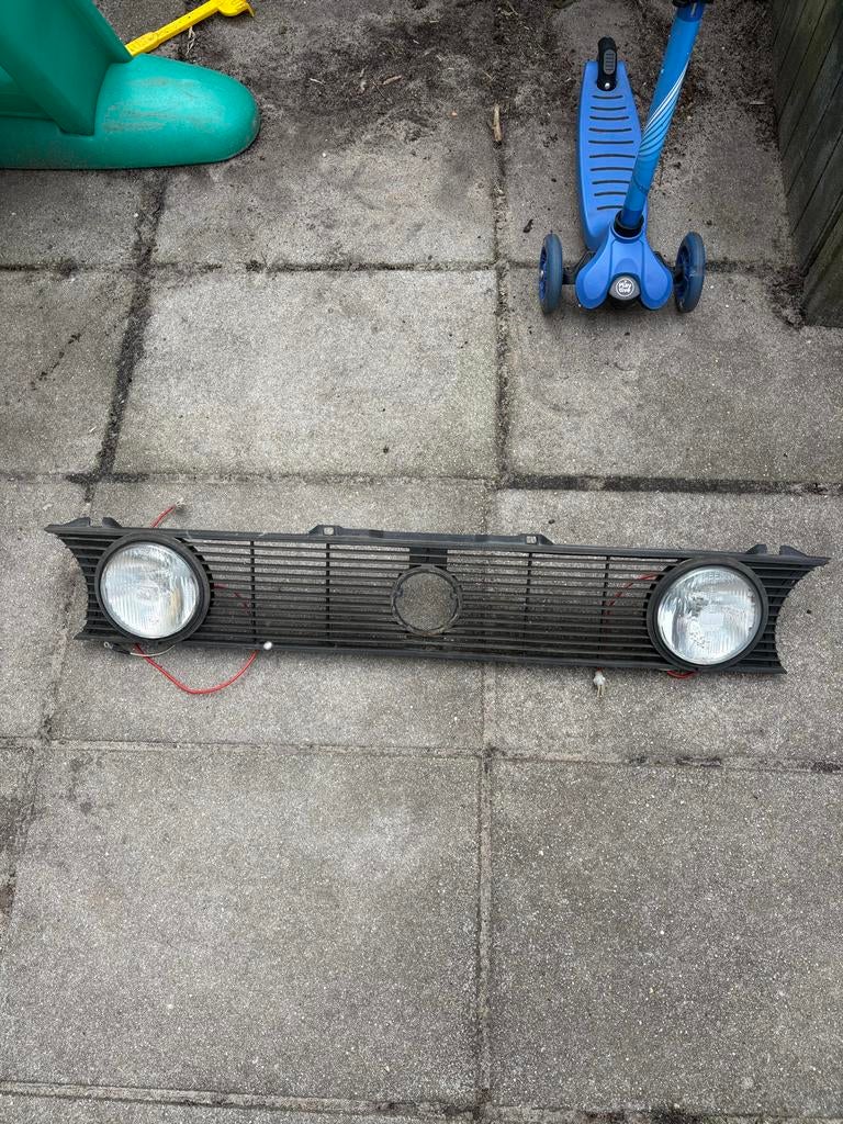VW golf 1 grill met koplampen, Ophalen, Gebruikt, Volkswagen