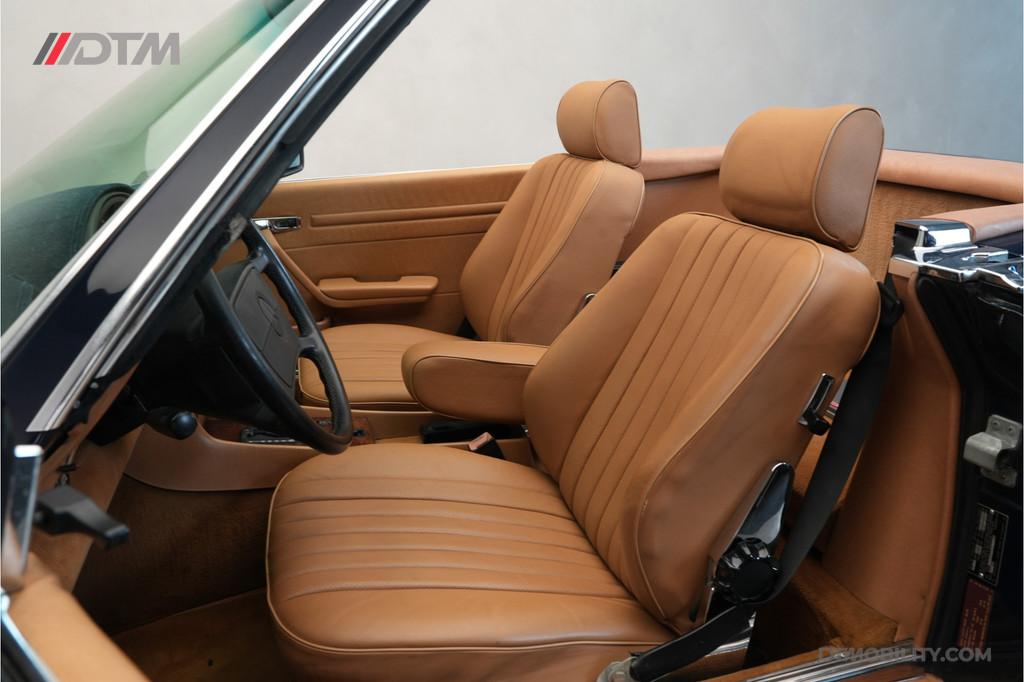 Mercedes-Benz 560sl | Superstaat | NL-Kenteken | Leder |, Auto's, Huisgarantie, Blauw, 2 stoelen, Open dak