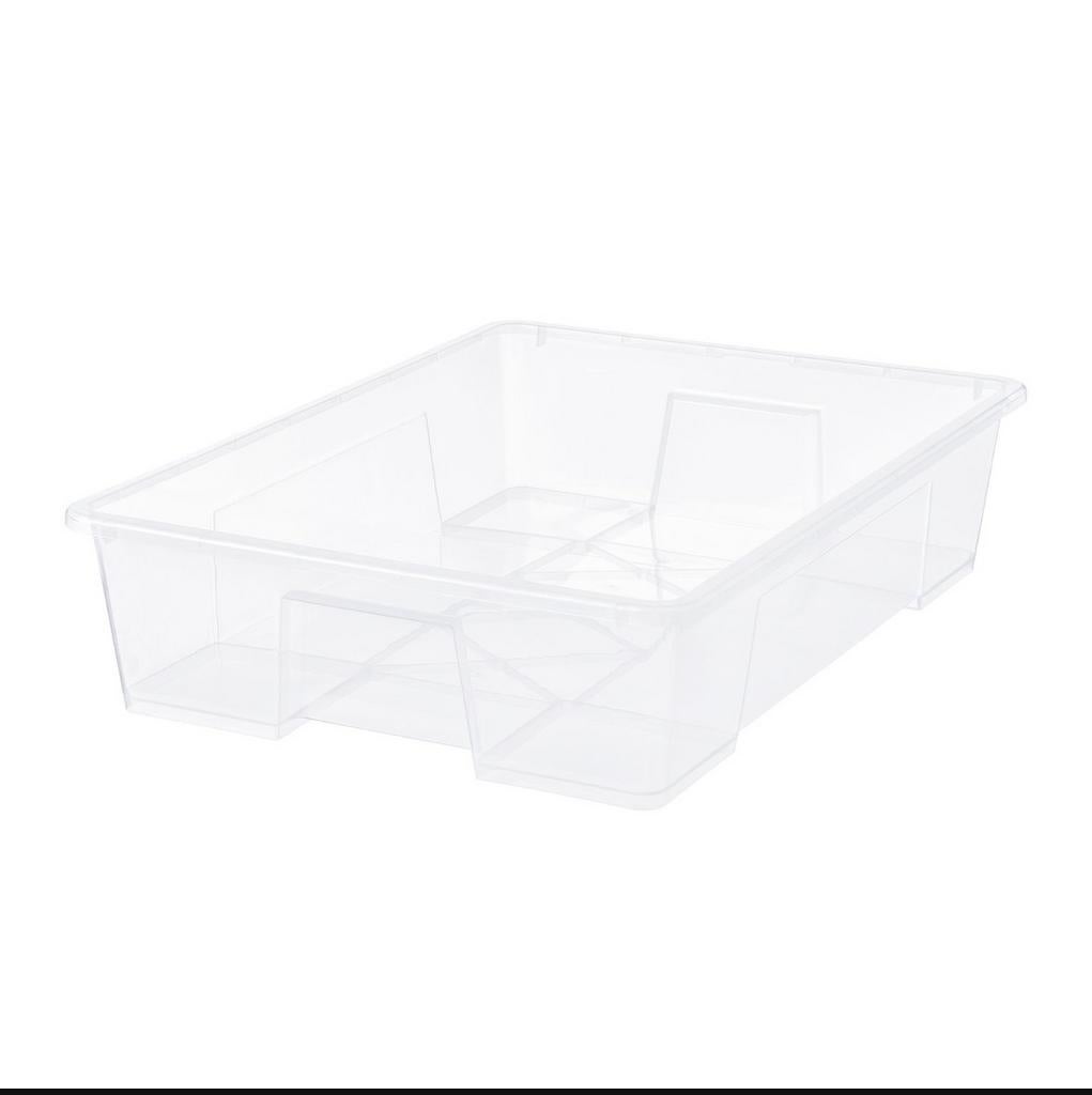 4x IKEA Samla opbergboxen - ideaal voor onder bed, Ophalen, Kunststof, Gebruikt, 50 tot 100 cm