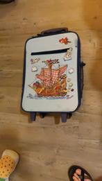 Kinder trolley. Met initialen erop geschreven. Gratis., Sieraden, Tassen en Uiterlijk, Koffers, Overige materialen, Wieltjes, Gebruikt