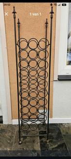 Gietijzeren wijnrek voor 30 flessen, Huis en Inrichting, Woonaccessoires | Wijnrekken, Ophalen, Zo goed als nieuw, 25 flessen of meer