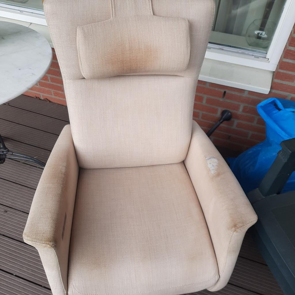 Sta-op-stoel, Huis en Inrichting, Fauteuils, Ophalen, Gebruikt, 75 tot 100 cm, 50 tot 75 cm