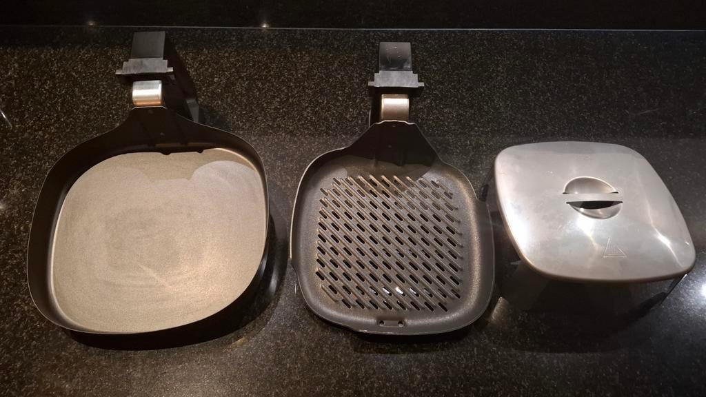 Accessoires voor Airfryer xl, Ophalen, Gebruikt, Aluminium, Pannenset