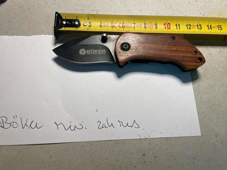 Böker mini zakmes, Ophalen of Verzenden, Gebruikt