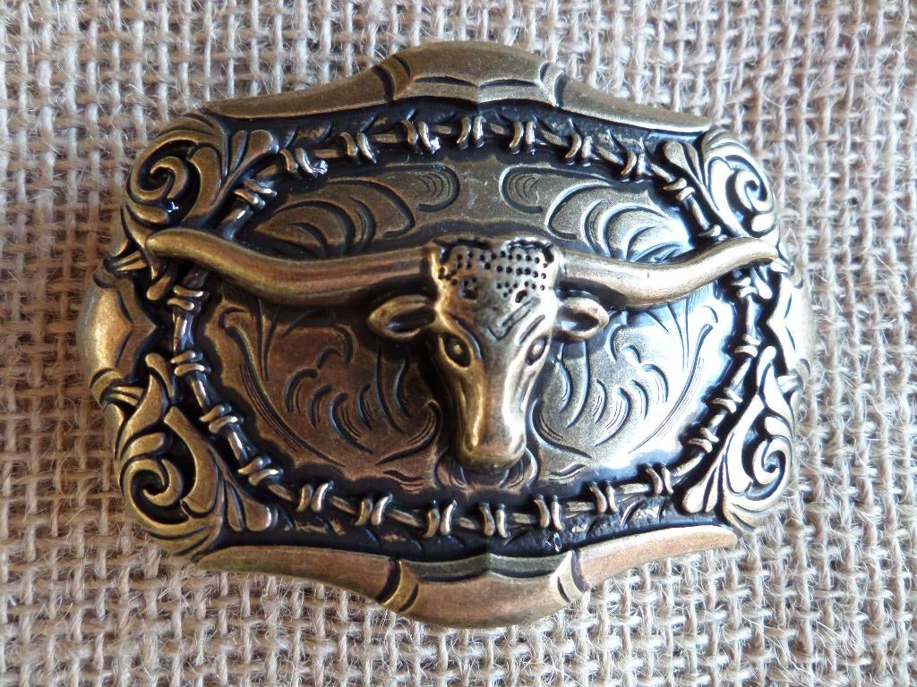 Western stijl gesp en riem., Kleding | Heren, Riemen en Ceinturen, Losse buckle of gesp, Zwart, Nieuw, Ophalen of Verzenden