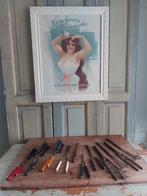 11 x antieke kappers krultang, Ophalen of Verzenden