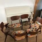 6 IZGS Arne Hovmand Olsen Mogens Kold stoel vintage teak, Bruin, Ophalen of Verzenden, Zo goed als nieuw, Nvt