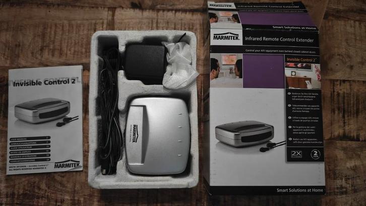 Marmitek Invisible Control 2 - IR Verlengset, Audio, Tv en Foto, Afstandsbedieningen, Zo goed als nieuw, Origineel, Dvd, Game console