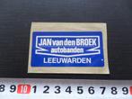 sticker Leeuwarden Jan van den Broek  autobanden, Ophalen, Zo goed als nieuw, Bedrijf of Vereniging