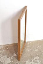 Oude mooi verweerde spiegel houten, Ophalen of Verzenden, Gebruikt