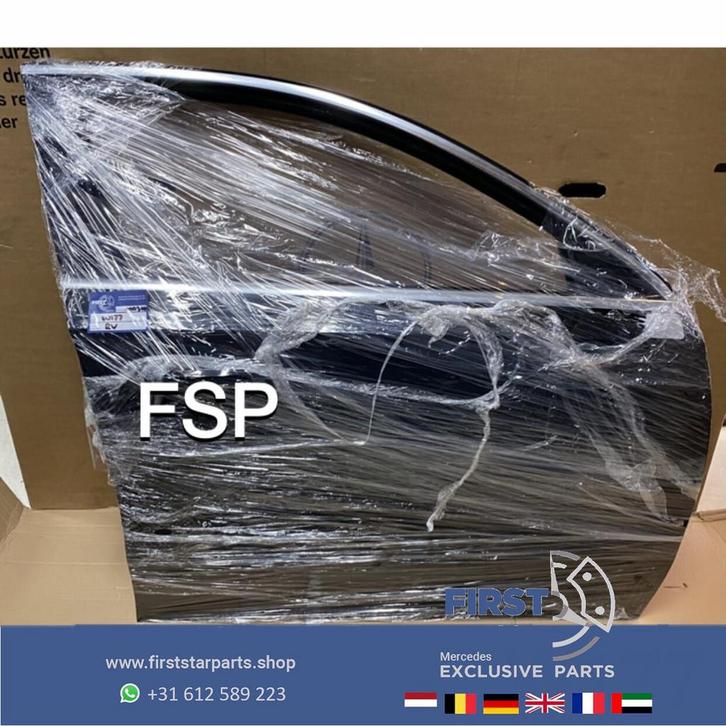 W177 V177 DEUR ZWART COMPLEET RECHTSVOOR PORTIER A KLASSE 20, Auto-onderdelen, Carrosserie en Plaatwerk, Deur, Mercedes-Benz, Voor