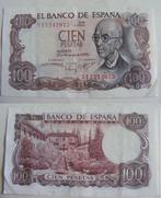 Spanje 100 peseta's 1970, Postzegels en Munten, Bankbiljetten | Europa | Niet-Eurobiljetten, Verzenden, Overige landen, Los biljet