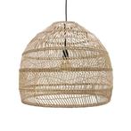HKliving Wicker hanglamp rotan natural L (80x80x60), Huis en Inrichting, Lampen | Hanglampen, Ophalen, Overige materialen, Zo goed als nieuw