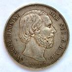 Nederland 2-1/2 Gulden 1850 Willem III Rijksdaalder zilver, Ophalen of Verzenden, Koning Willem III, 2½ gulden, Zilver
