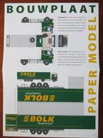 bouwplaat Bolk Almelo, Verzamelen, Ophalen of Verzenden, Nieuw, Auto's