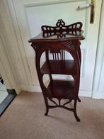 Jugendstil mahonie/noten bijzettafel / muziekrek, Ophalen