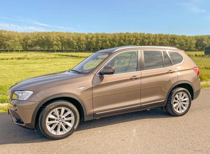 BMW X3 xDrive35i 306pk Aut 2011 Bruin Sportstoelen Panorama, Auto's, BMW, Bedrijf, X3, 4x4, ABS, Achteruitrijcamera, Airbags, Airconditioning
