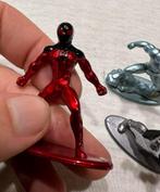 3x MARVEL nano Metalfigs Iceman Black Panther Scarlet Spider, Nieuw, Ophalen of Verzenden