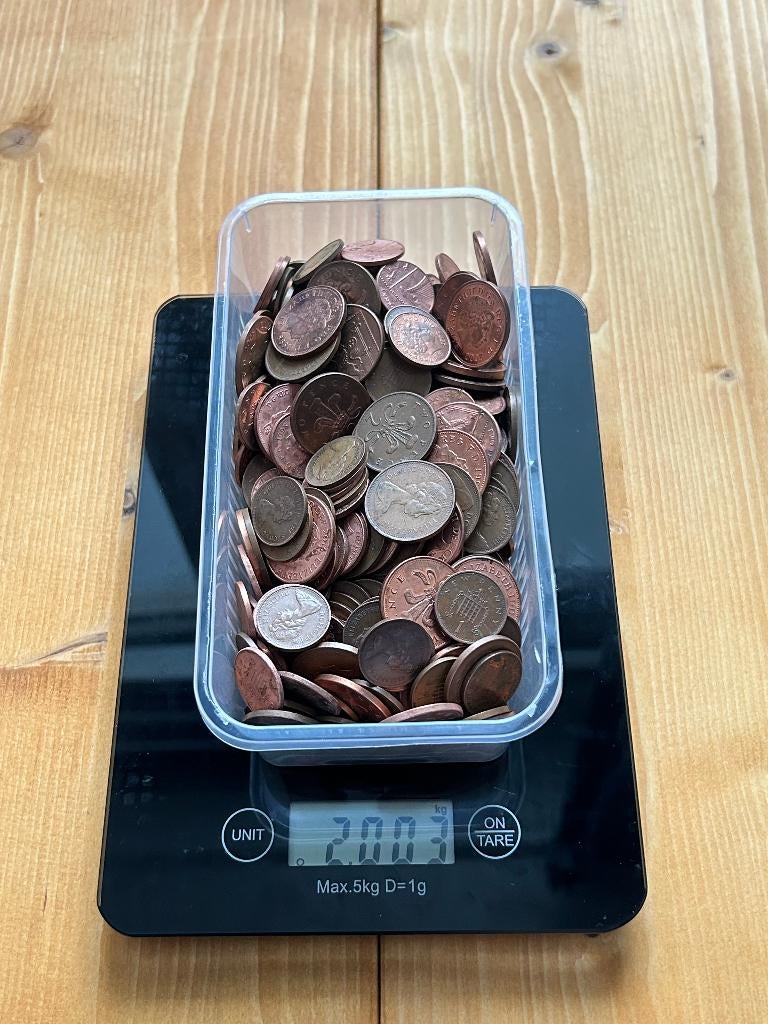 2kg Pence munten (3), Ophalen of Verzenden, Buitenland, Munten