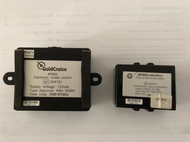 John Gold Cruise control AP800 en AP804 interface, Auto diversen, Overige Auto diversen, Ophalen of Verzenden