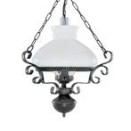 hanglamp, Huis en Inrichting, Lampen | Hanglampen, Ophalen, Olielamp model, 50 tot 75 cm, Zo goed als nieuw