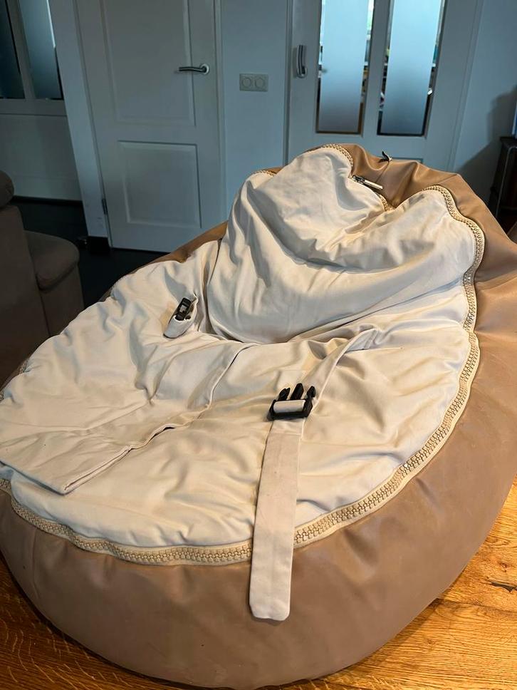 Doomoo Baby Zitzak - Heerlijk Relaxen!, Huis en Inrichting, Zitzakken, Gebruikt, Zitzak, Beige, Ophalen