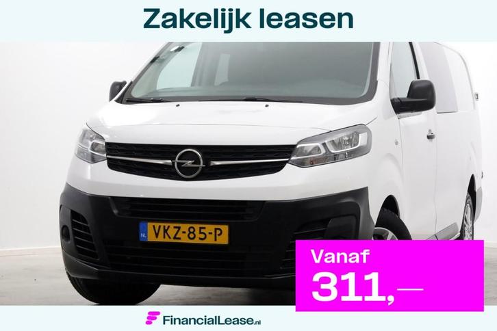 Opel Vivaro 2.0 CDTI 122pk Lang D.C. Edition Airco 07-2021, Auto's, Bestelauto's, Bedrijf, Lease, Financial lease, ABS, Airbags