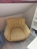 SOFACOMPAMY yellow armchair, Ophalen, Gebruikt, 75 tot 100 cm, Mid-Century Style Mustard Yellow Armchair