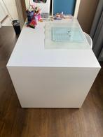 IKEA Bureau Kallax/Lagkapten - Wit - Goede Staat, Huis en Inrichting, Bureaus, Ophalen, Zo goed als nieuw, Bureau