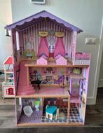 Kidkraft Amelie houten poppenhuis inclusief meubels, Ophalen, Zo goed als nieuw, Poppenhuis