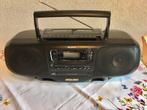 Sony stereo radio met cd en cass vaste pr ophalen, Gebruikt, Ophalen, Radio