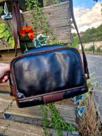 Super nette stoere vintage leren schoudertas, Sieraden, Tassen en Uiterlijk, Tassen | Schoudertassen, Ophalen of Verzenden, Zo goed als nieuw