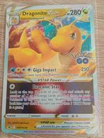 Dragonite VSTAR - Pokémon GO - SWSH236, Ophalen of Verzenden, Zo goed als nieuw, Losse kaart, Foil