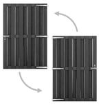 HKC tuinpoort poort tuinhek grijs 100 x 150 GRATIS BEZORGD!, 100 tot 150 cm, Verzenden, Looppoort, 150 tot 200 cm