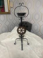 mooie retro/ rvs vintage staande asbak, Antiek en Kunst, Ophalen of Verzenden