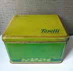 Vintage Toselli Pates Glutinia blik groen, Verzamelen, Verzenden