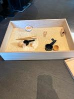 Houten Sensory Speelbak met Rijst en Accessoires, Ophalen, Zo goed als nieuw, Ontdekken