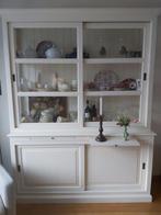 Witte houten buffetkast, Huis en Inrichting, Kasten | Buffetkasten, 200 cm of meer, 150 tot 200 cm, Ophalen of Verzenden, Landelijk