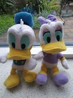 Disney Donald Duck en Katrien Duck meten ca 26 cm totaal, Kinderen en Baby's, Ophalen of Verzenden, Zo goed als nieuw, Eend