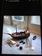 Playmobiel piratenschip en ridderkasteel, Kinderen en Baby's, Speelgoed | Playmobil, Ophalen, Zo goed als nieuw, Complete set