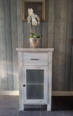 Vintage kastje met verouderde look, Huis en Inrichting, Kasten | Dressoirs, Ophalen, Minder dan 50 cm, Gebruikt, Vintage