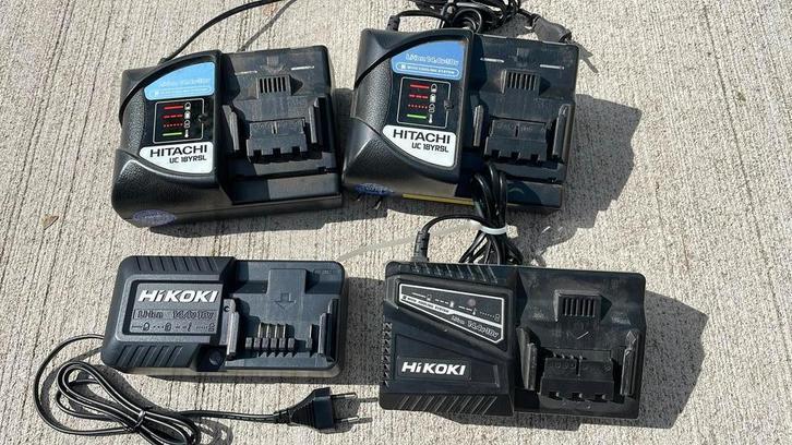 Hikoki accu laders, Doe-het-zelf en Verbouw, Gereedschap | Boormachines, Zo goed als nieuw, Overige typen, Ophalen of Verzenden