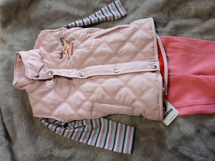 Leuk roze setje 4 stuks maat 92/98/104 Horka, Dieren en Toebehoren, Paardrijkleding, Nieuw, Kinderen, Bovenkleding, Dressuur, Ophalen of Verzenden