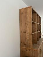 Steigerhouten Kast met Opbergruimte, Antiek en Kunst, Ophalen