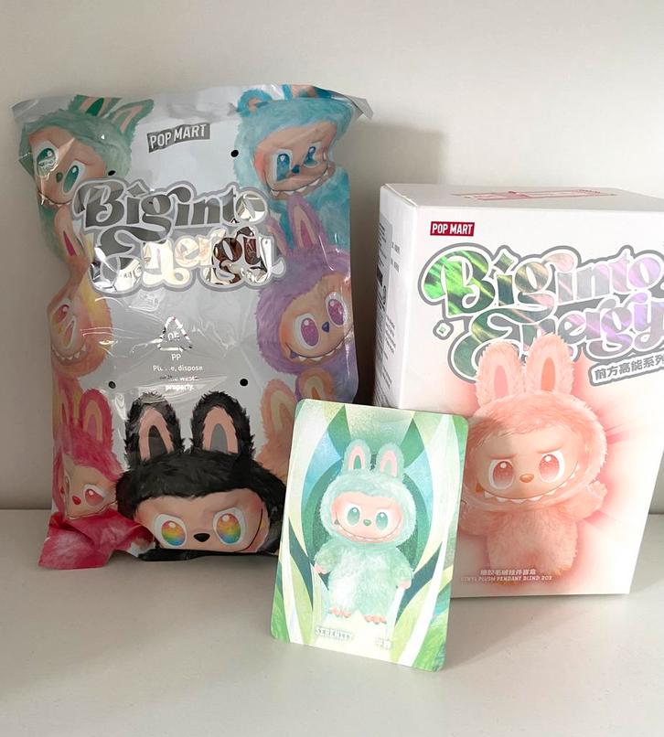 Pop Mart -Labubu – Serenity, Big into Energy serie ( echt!), Kinderen en Baby's, Speelgoed | Poppen, Nieuw, Ophalen of Verzenden